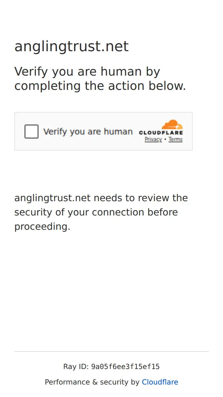 Angling Trust - homepage (mobile)