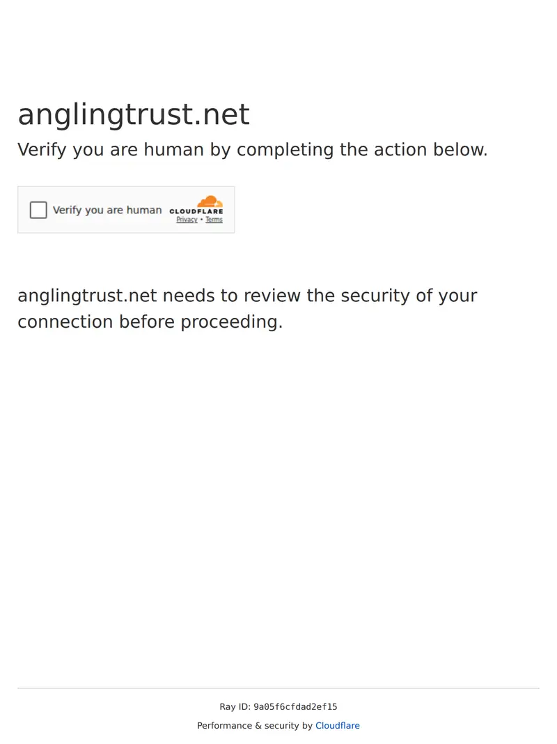 Angling Trust - homepage (tablet)