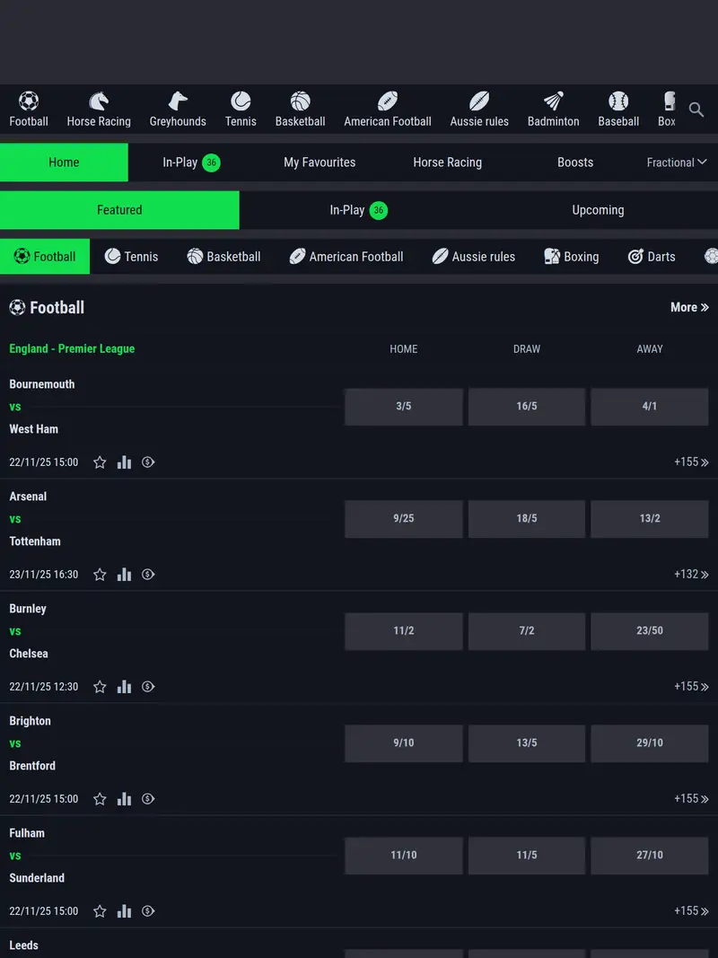 Bet 442 - homepage (tablet)