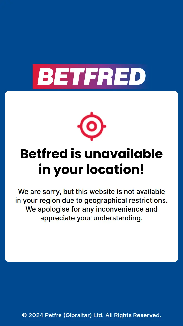 Betfred - homepage (mobile)