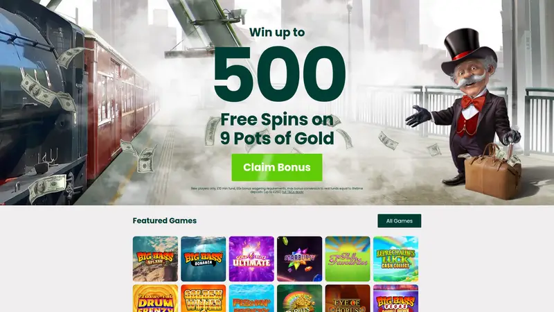 Billion Casino - homepage (desktop)