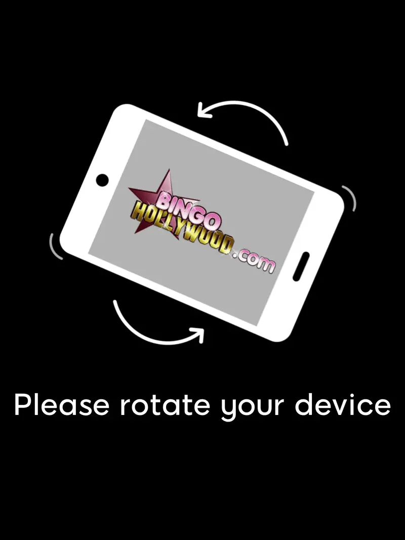 Bingo Hollywood - homepage (tablet)