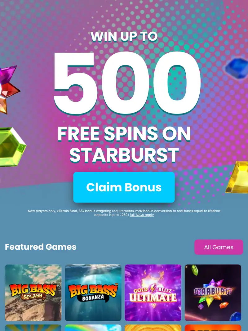 BJs Arcade - homepage (tablet)