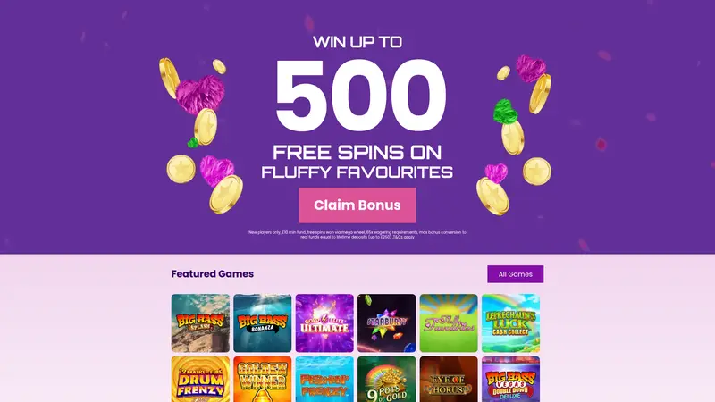 Club3000 Bingoonline - homepage (desktop)