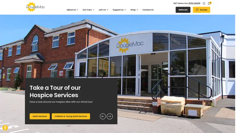 Dougie Mac - homepage (desktop)