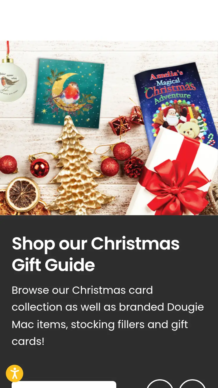 Dougie Mac - homepage (mobile)