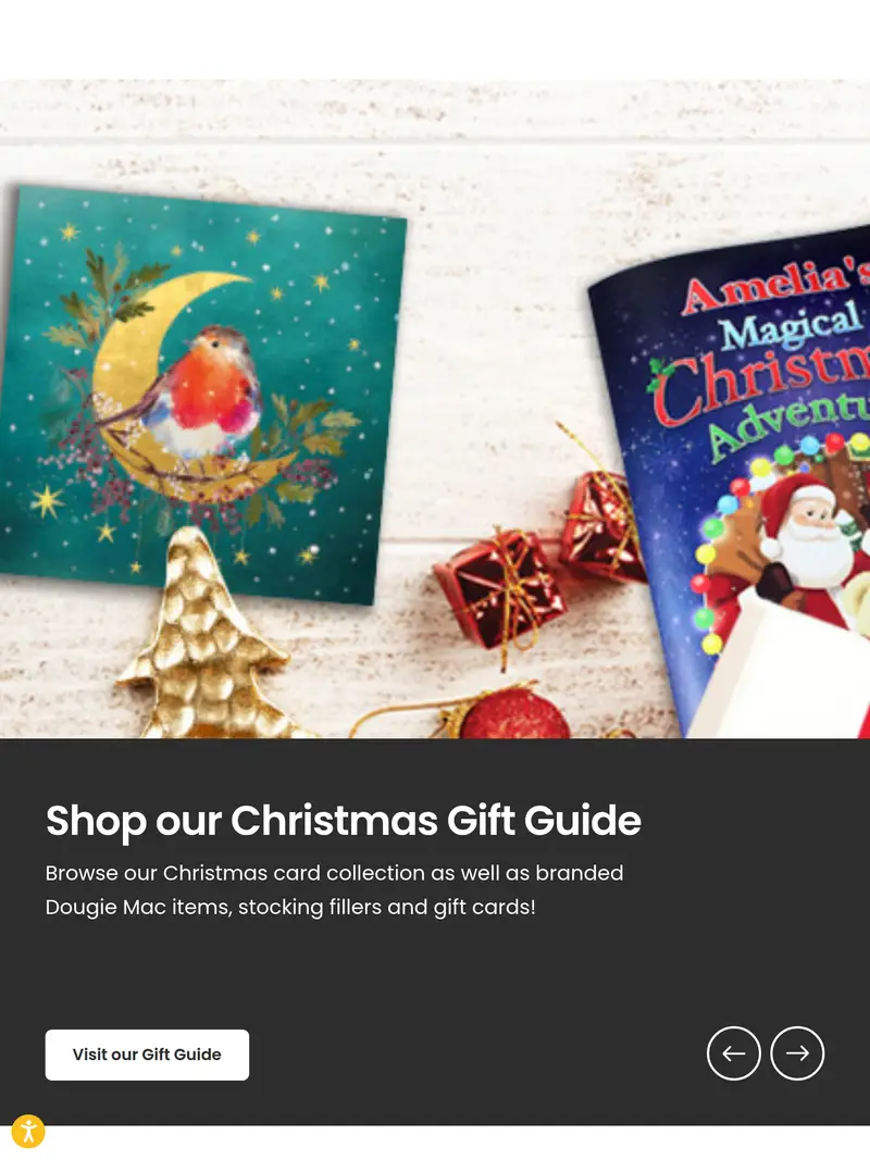 Dougie Mac - homepage (tablet)