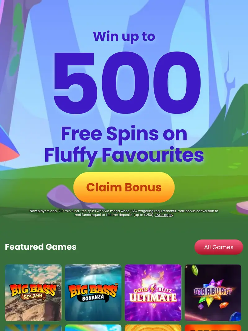 Elf Bingo - homepage (tablet)