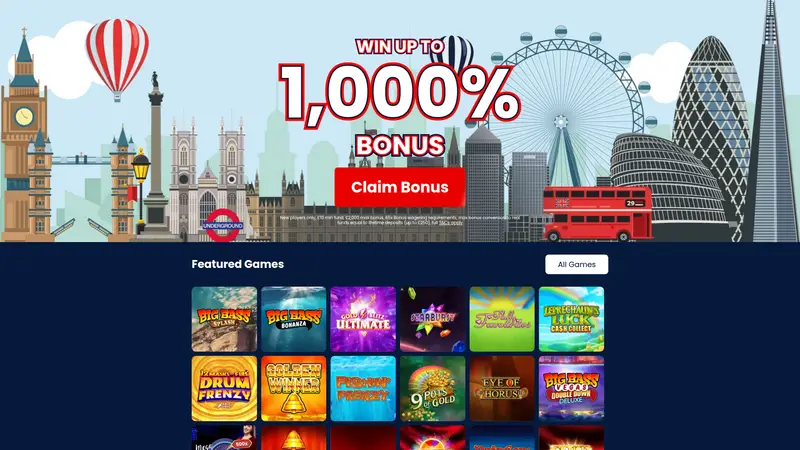 Express Wins - homepage (desktop)