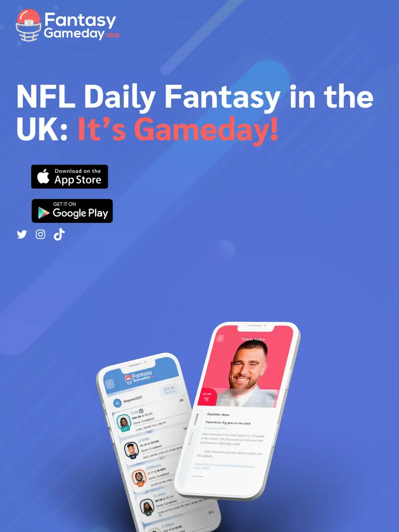 Fantasy Game Day - homepage (tablet)