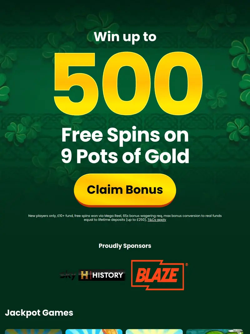 Fortune Games - homepage (tablet)