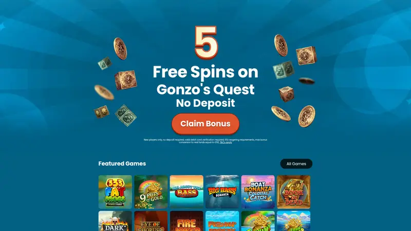 Free Bet - homepage (desktop)