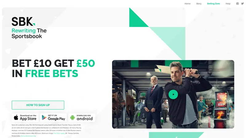 Get SBK - homepage (desktop)