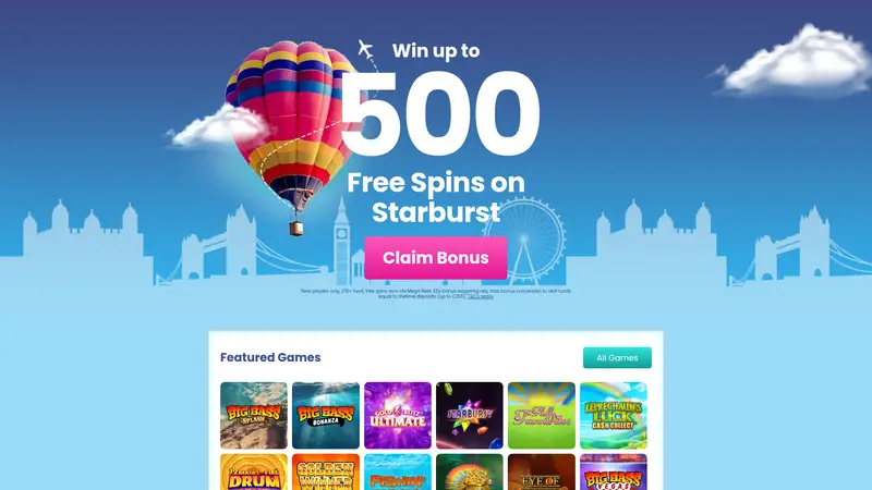 Goodday Slots - homepage (desktop)