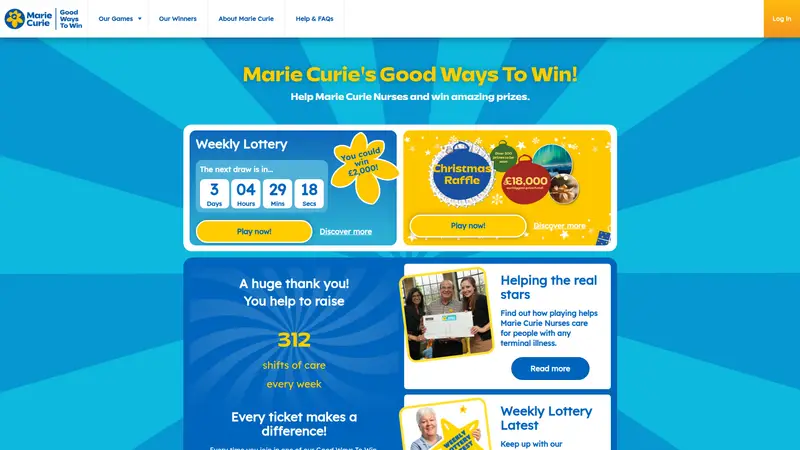 Good Ways to Win - homepage (desktop)