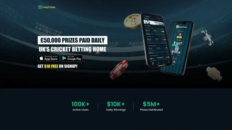 Gully Cricket - homepage (desktop)