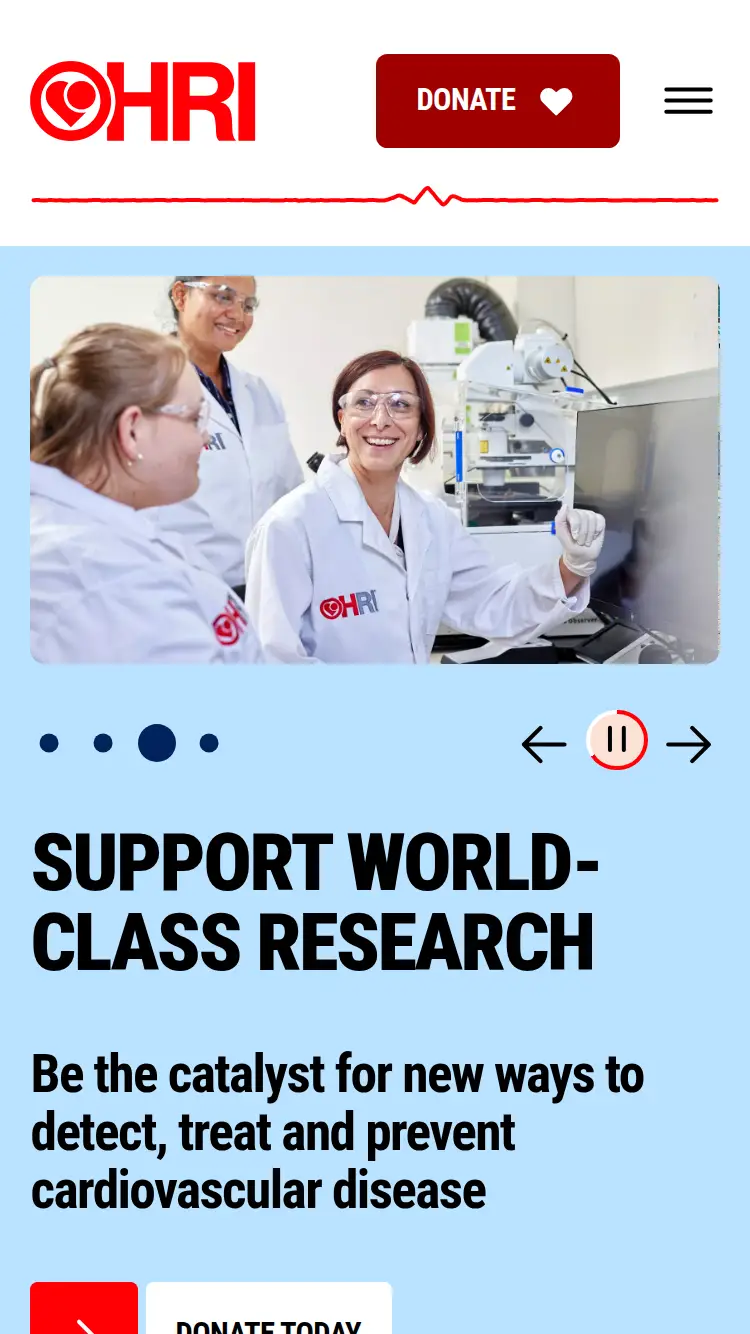 HRI UK - homepage (mobile)