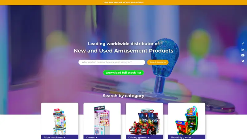 Jnc Sales - homepage (desktop)