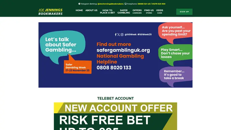 Joe Jennings - homepage (desktop)