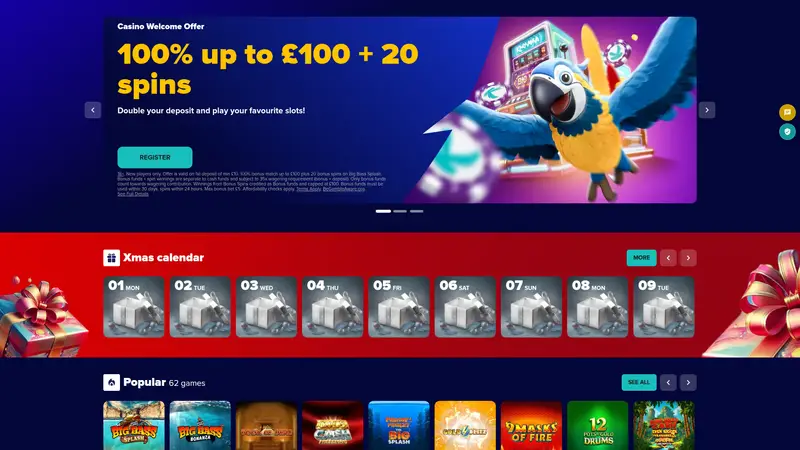 Karamba - homepage (desktop)