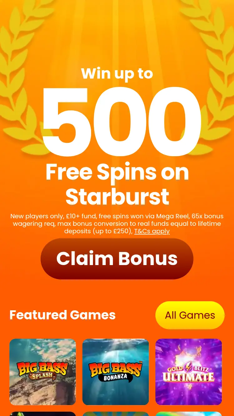 Multi Victory Slots - homepage (mobile)