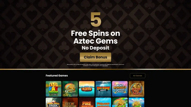 New Online Slots - homepage (desktop)
