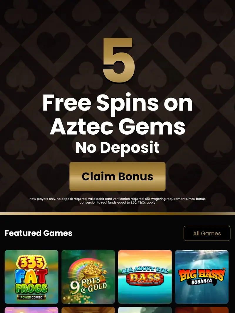 New Online Slots - homepage (tablet)