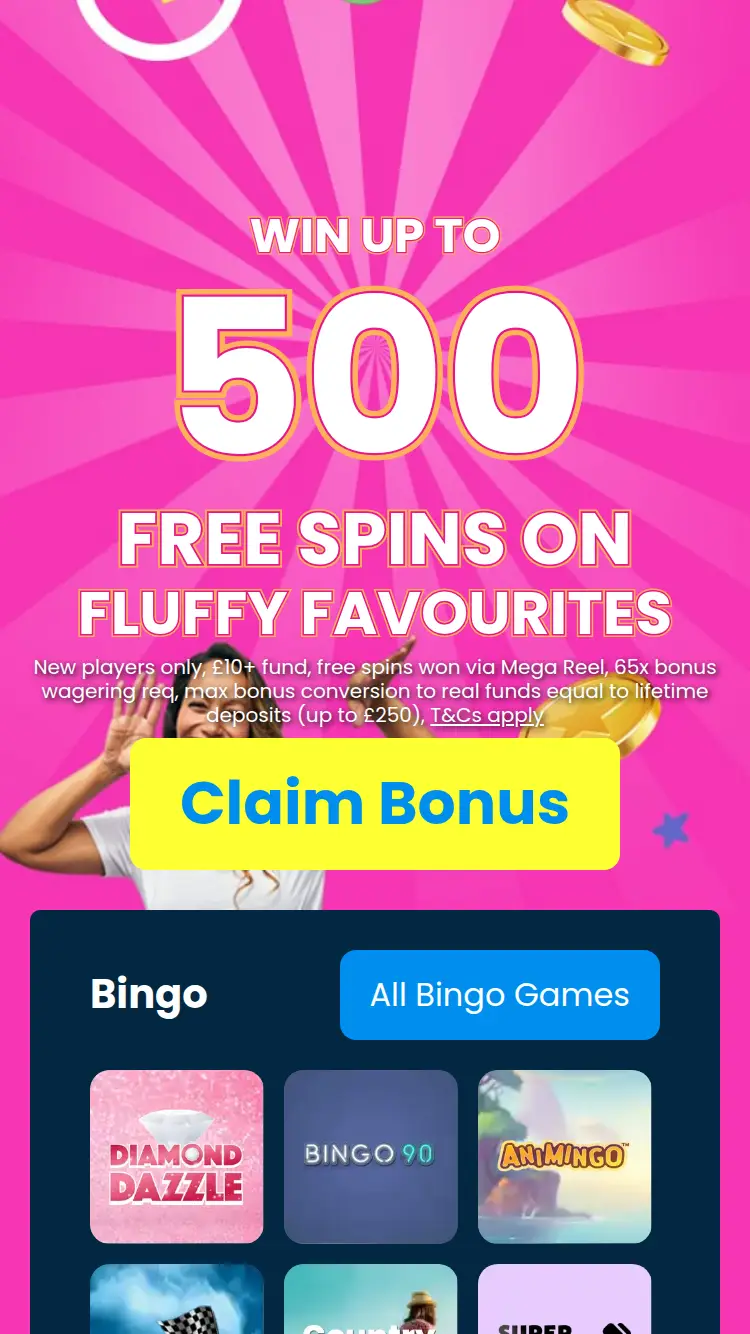 New Spins - homepage (mobile)