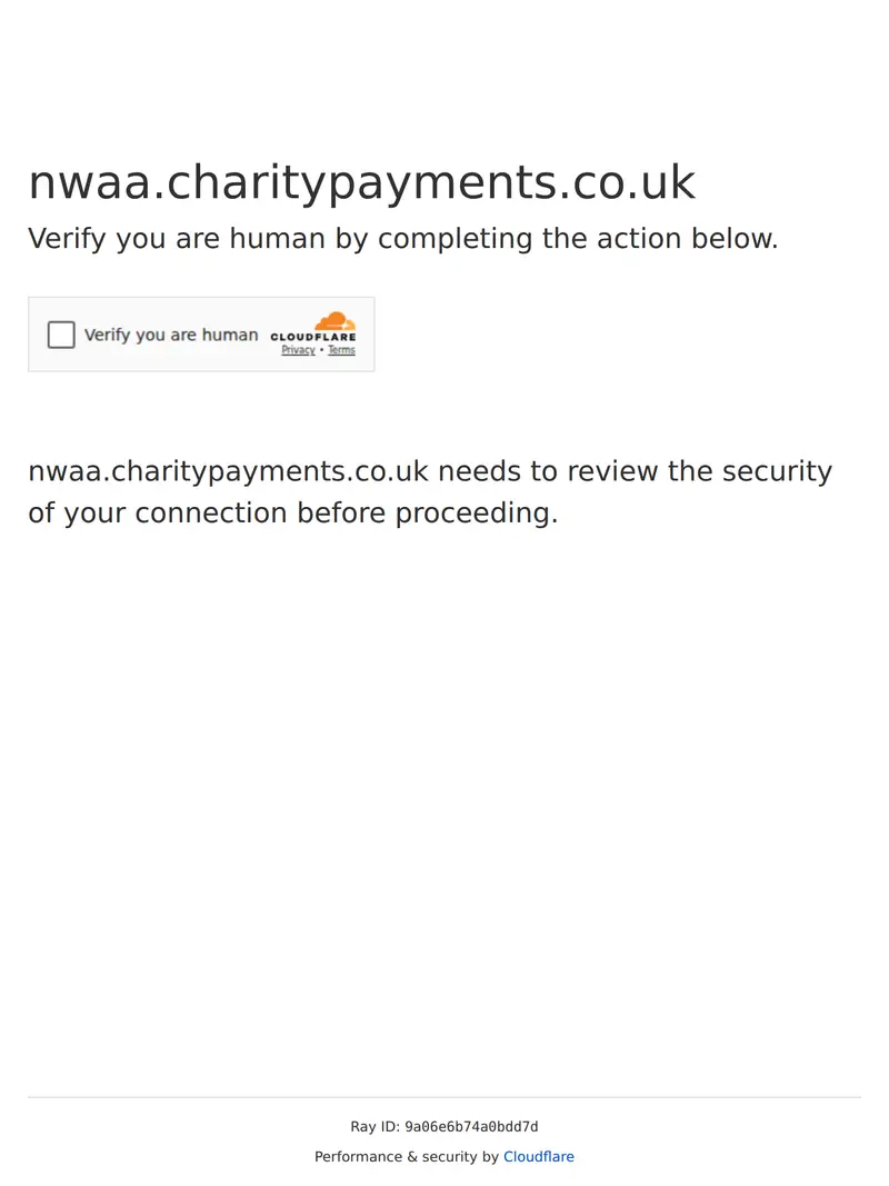 NWAA Charity Payments - homepage (tablet)