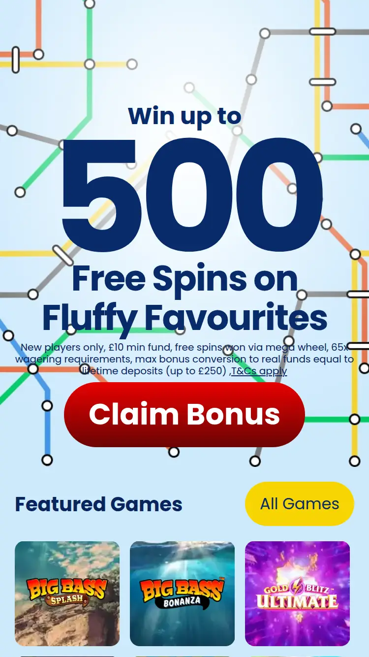 On Point Bingo - homepage (mobile)