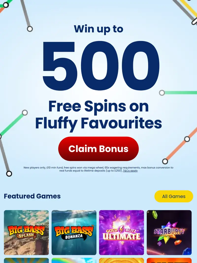 On Point Bingo - homepage (tablet)