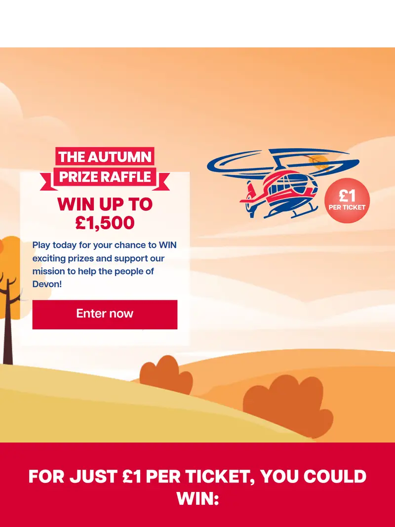 DAAT Raffle - homepage (tablet)