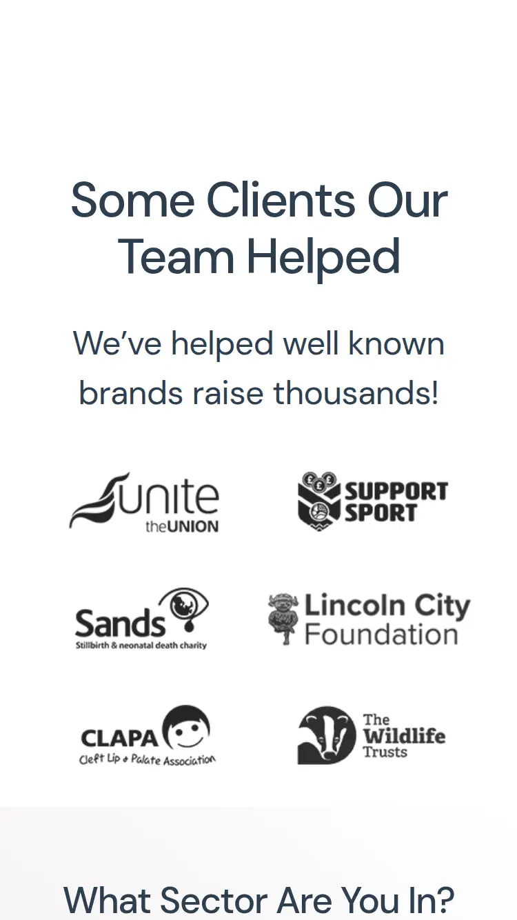 Raisea Lotto - homepage (mobile)