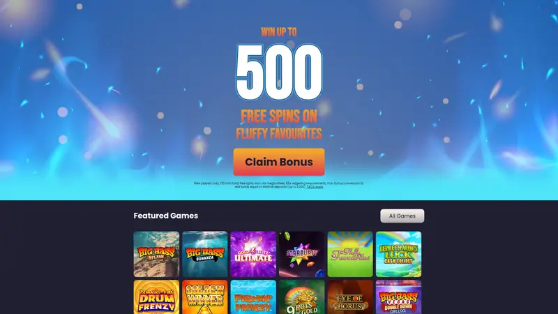 Riva Slots - homepage (desktop)