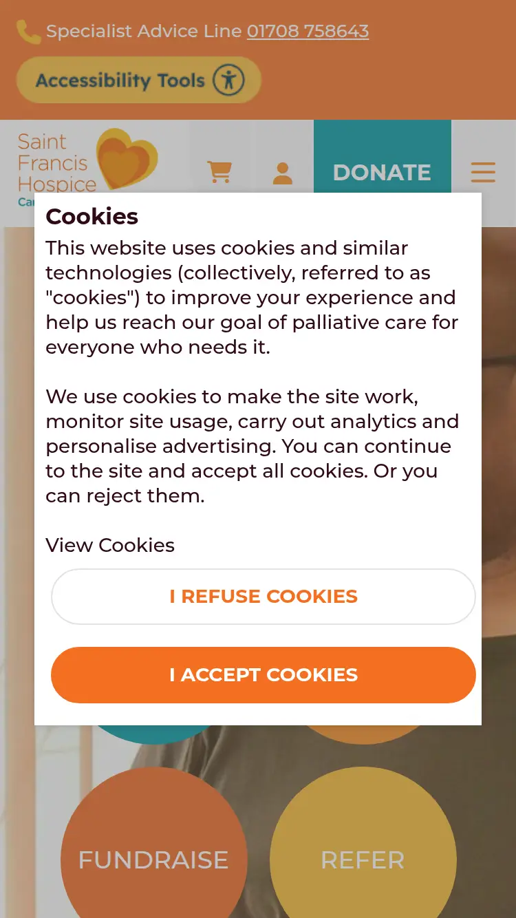 Sfh - homepage (mobile)