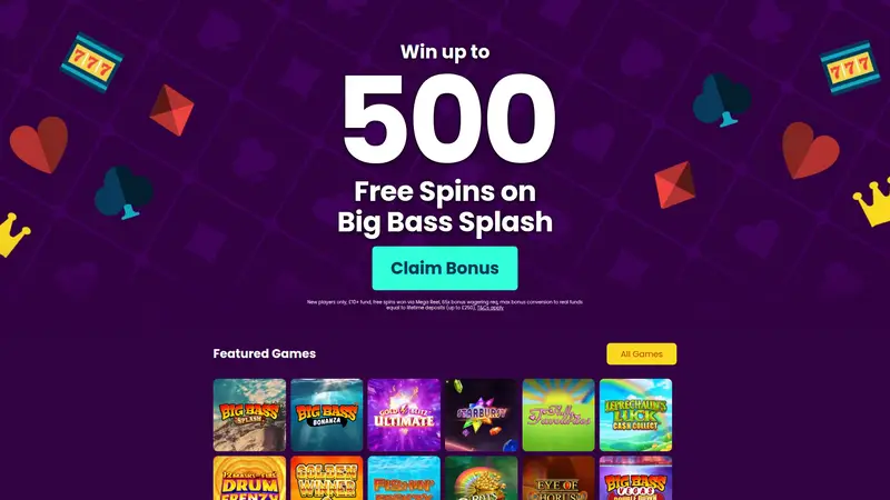 Slots Royale - homepage (desktop)