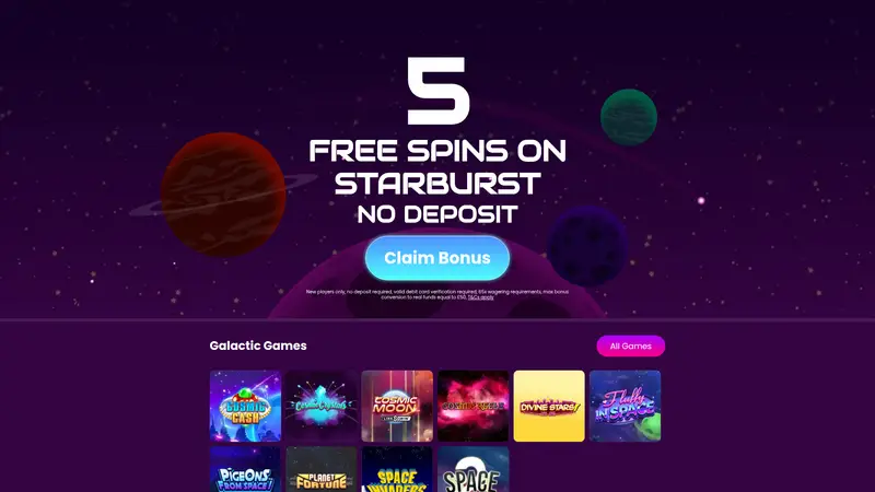 Space Wins - homepage (desktop)