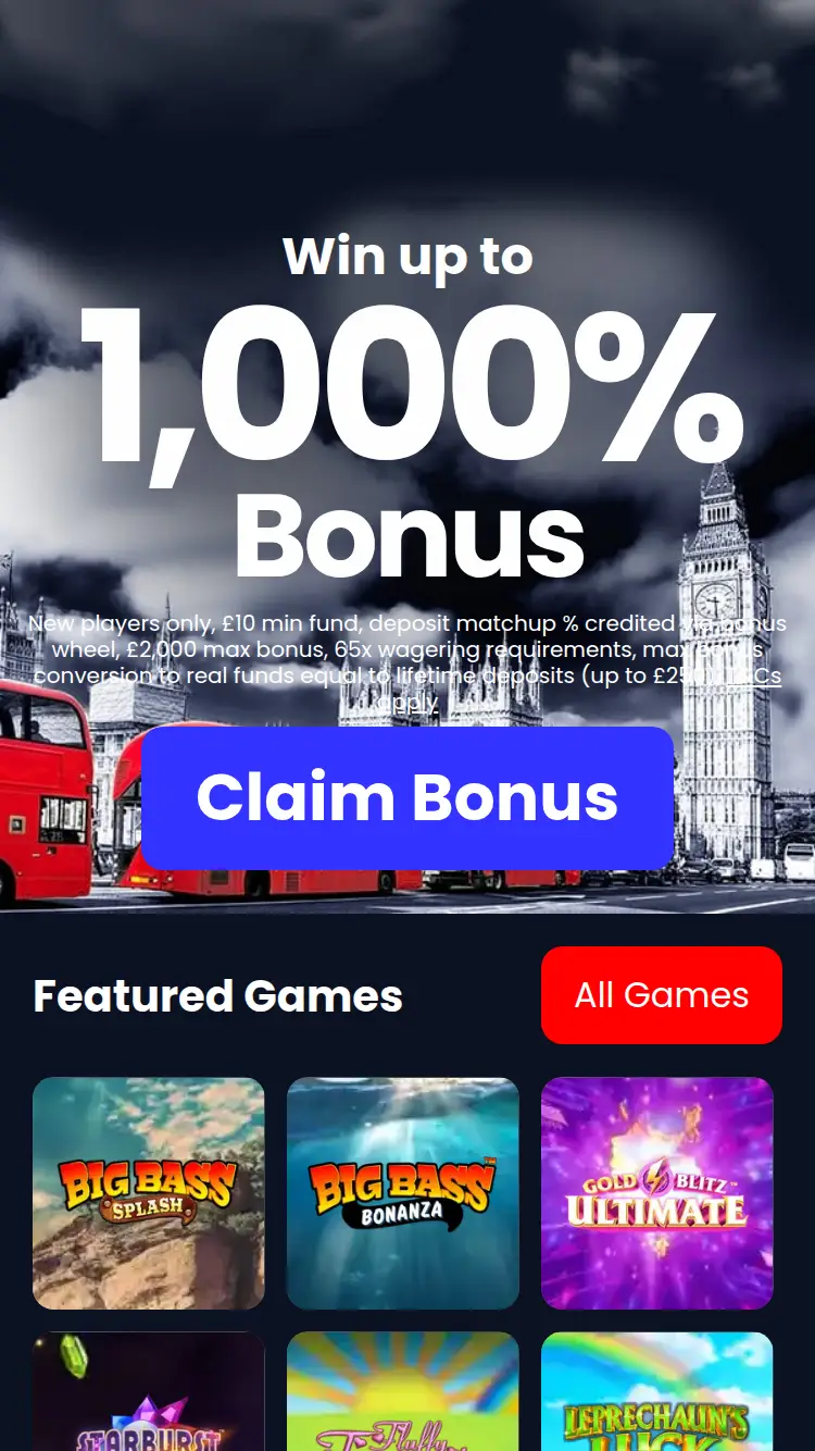 Spin Hill - homepage (mobile)