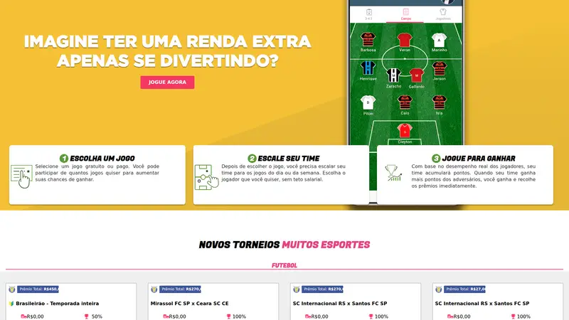 Sportito - homepage (desktop)