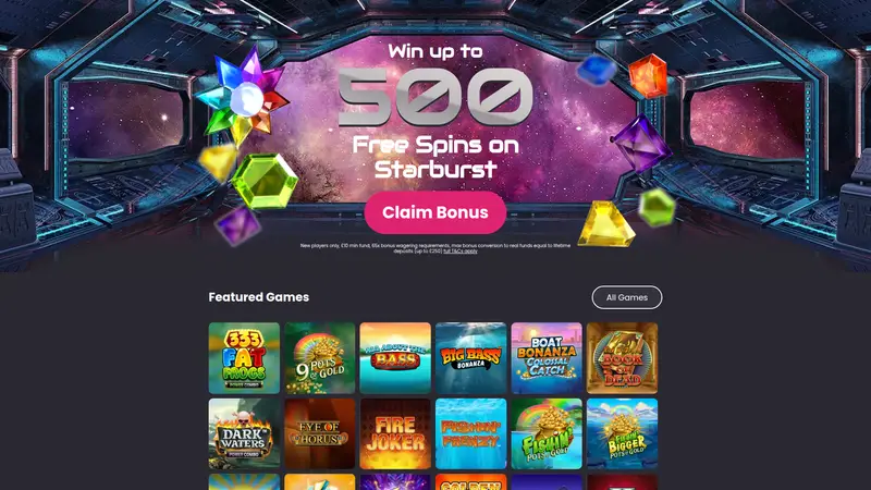 Star Slots - homepage (desktop)