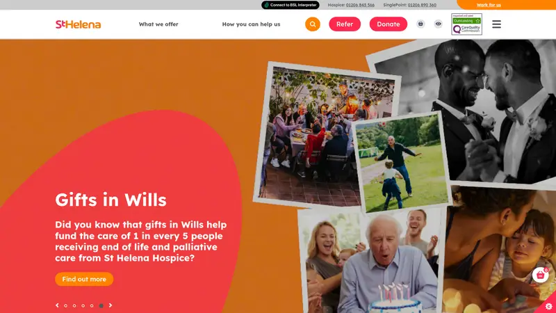 St Helena - homepage (desktop)