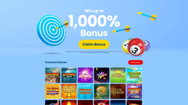 Target Slots - homepage (desktop)