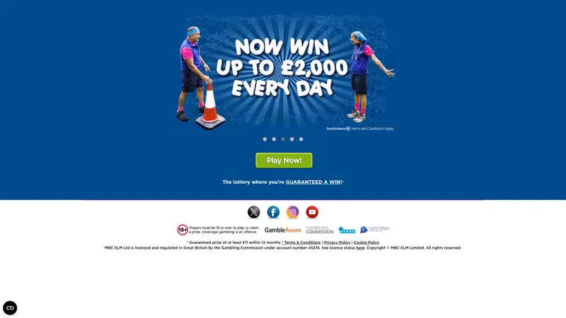 The Scotto - homepage (desktop)