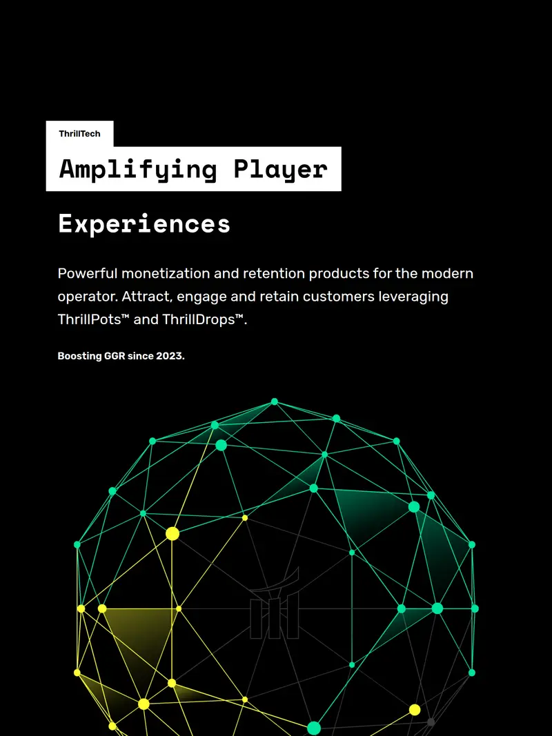 Thrilltech - homepage (tablet)