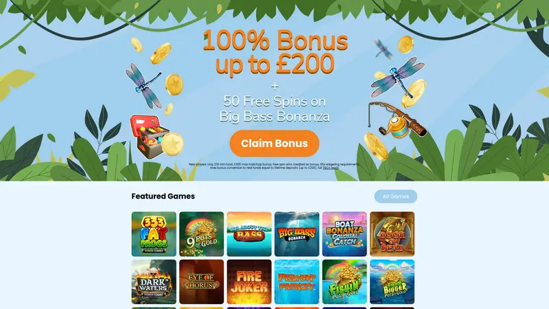 Um Bingo - homepage (desktop)