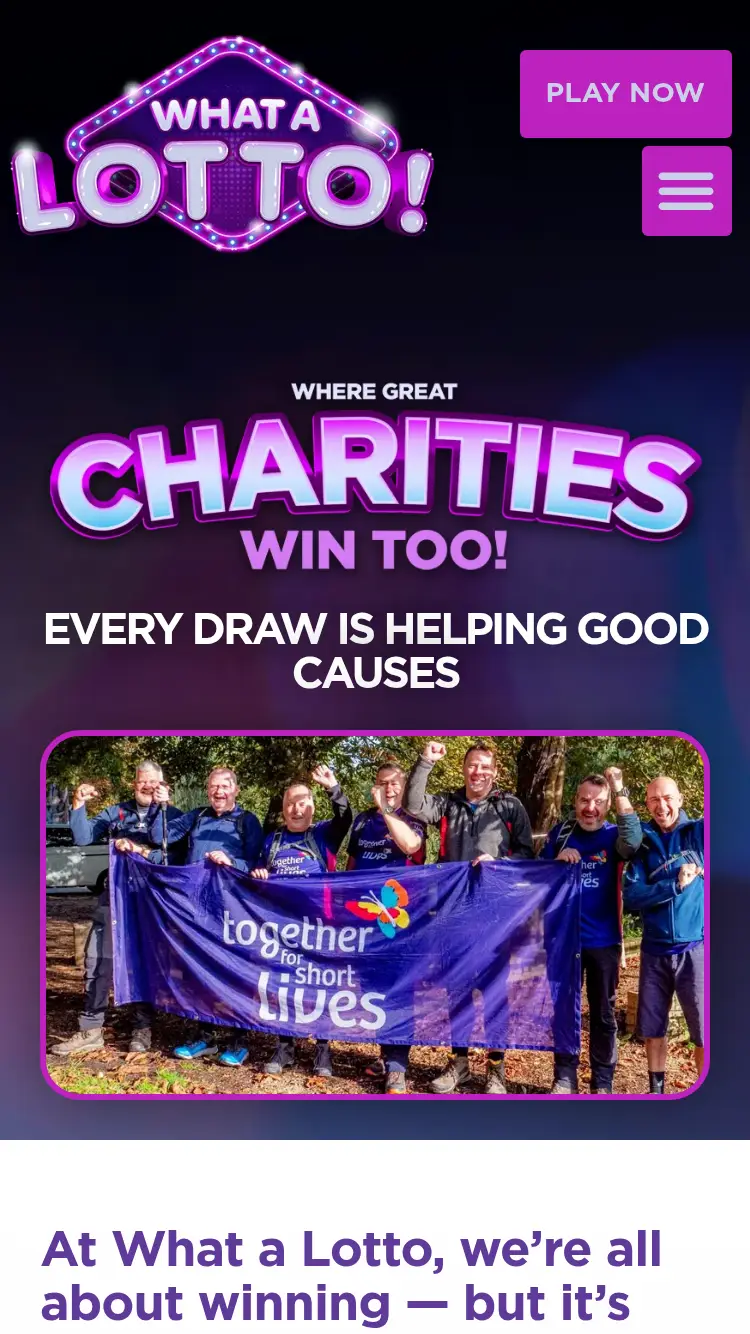 What A Lotto - helping-good-causes (mobile)
