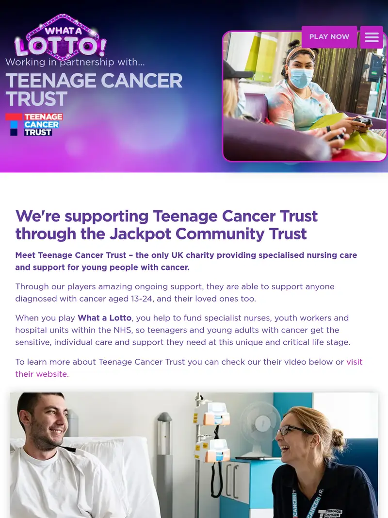 What A Lotto - teenage-cancer-trust (tablet)