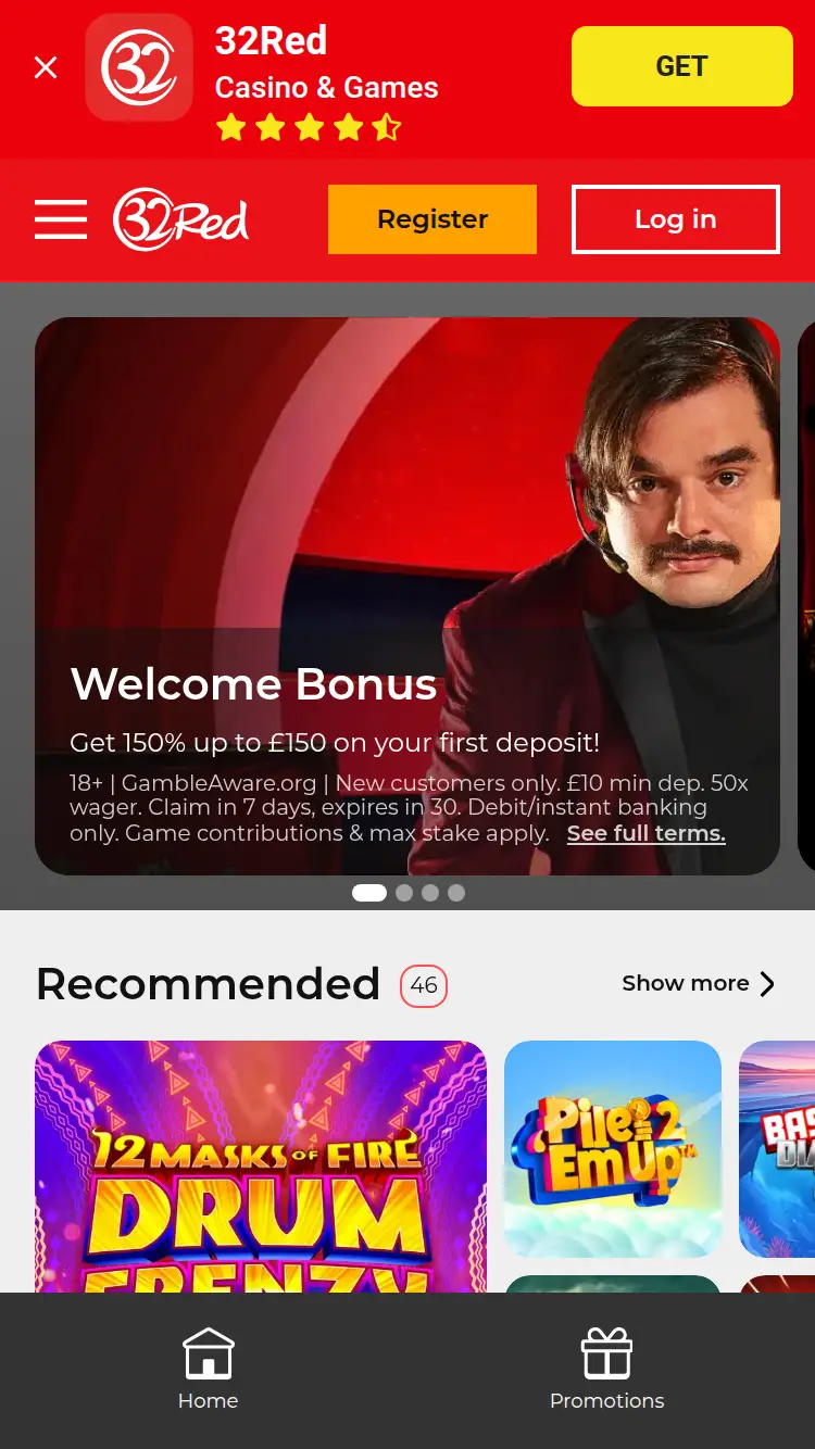 32 Red - homepage (mobile)