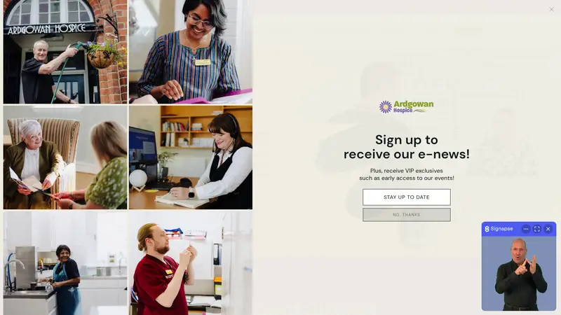 Ardgowanhospice - homepage (desktop)