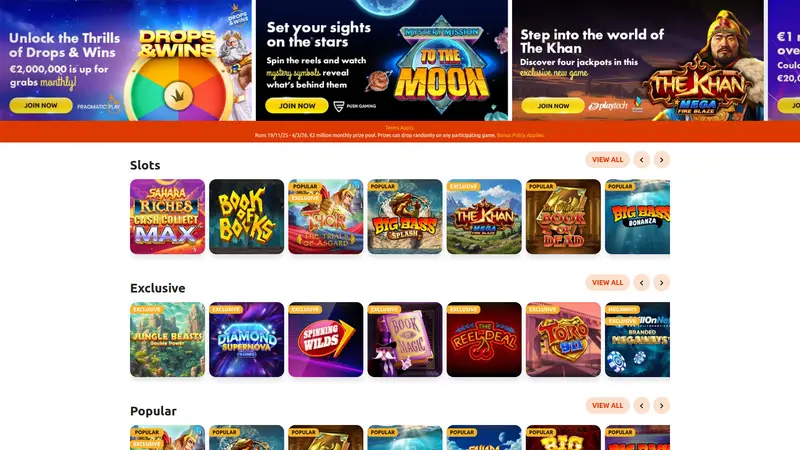 Bacana Play - homepage (desktop)